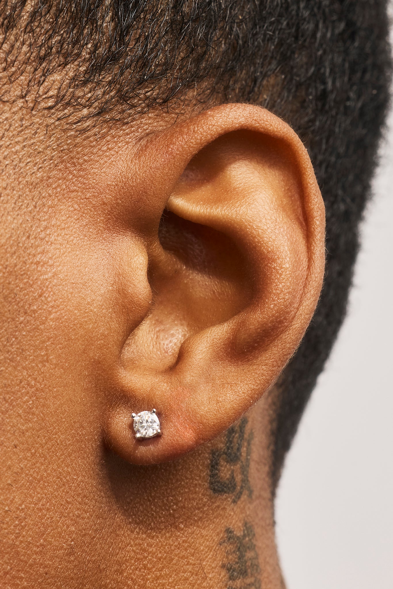 Moissanite 4mm 925 Stud Earrings