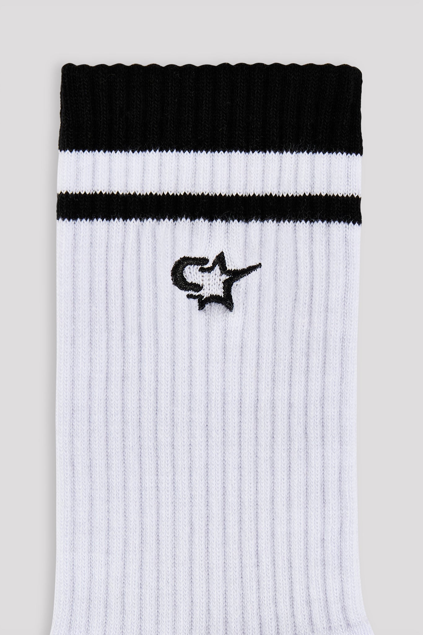 C Star Sock - White