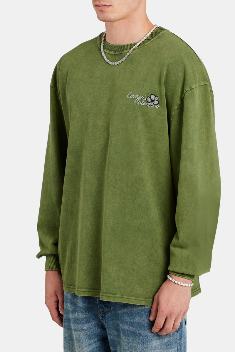 Cernucci Collection Washed Long Sleeve T-Shirt