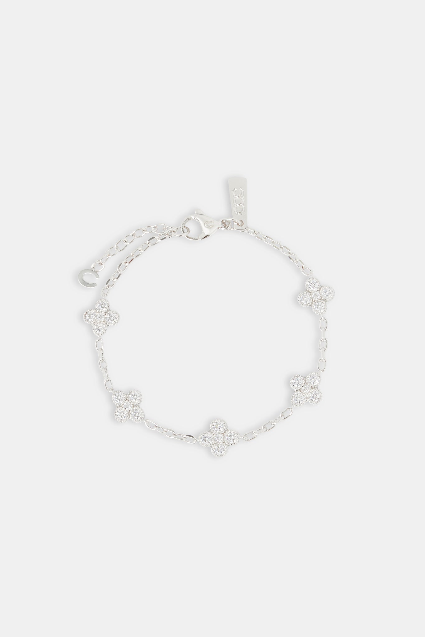 Iced Repeat Motif Bracelet - 10mm