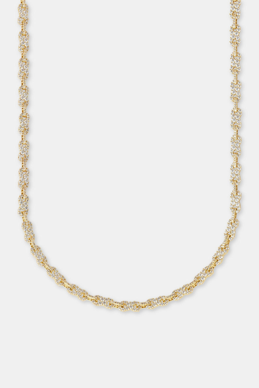 Iced Infinity Link Chain - Gold - 6mm – Cernucci US