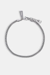 Miami Cuban Bracelet - 3.5mm - White