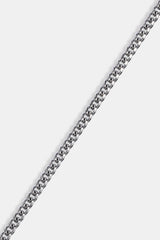 Miami Cuban Bracelet - 3.5mm - White