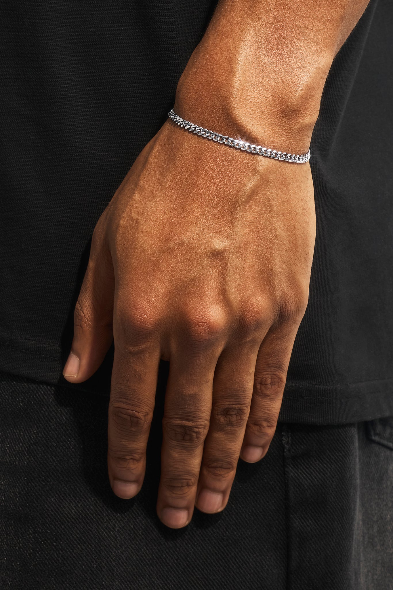 Miami Cuban Bracelet - 3.5mm - White