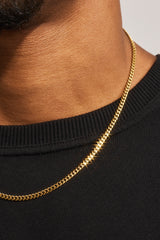 Miami Cuban Chain - 3.5mm - Gold