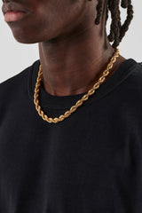 7mm Rope Chain - Gold