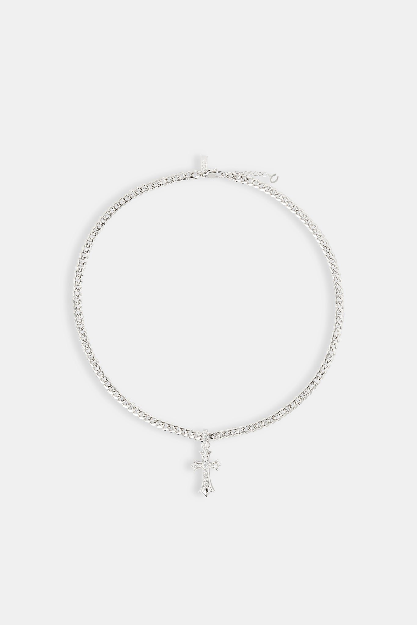 Chunky Cross Polished Cuban Chain - 5mm