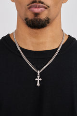 Chunky Cross Polished Cuban Chain - 5mm