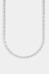 Iced & Oval Stone Tennis Chain - 6mm