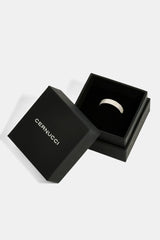 5 Row Tennis Ring - 6mm - White & Small Premium Gift Box