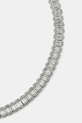 Iced Baguette Stone Tennis Bracelet - 6mm
