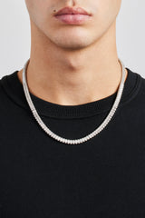 Iced Baguette Stone Tennis Chain - 6mm