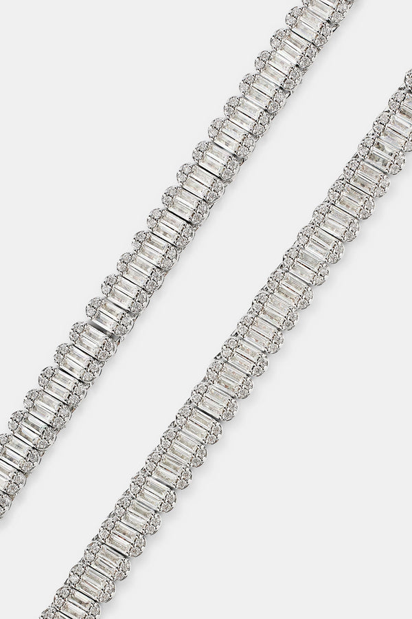 Iced Baguette Stone Tennis Chain - 6mm
