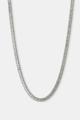 Iced Baguette Stone Tennis Chain - 6mm