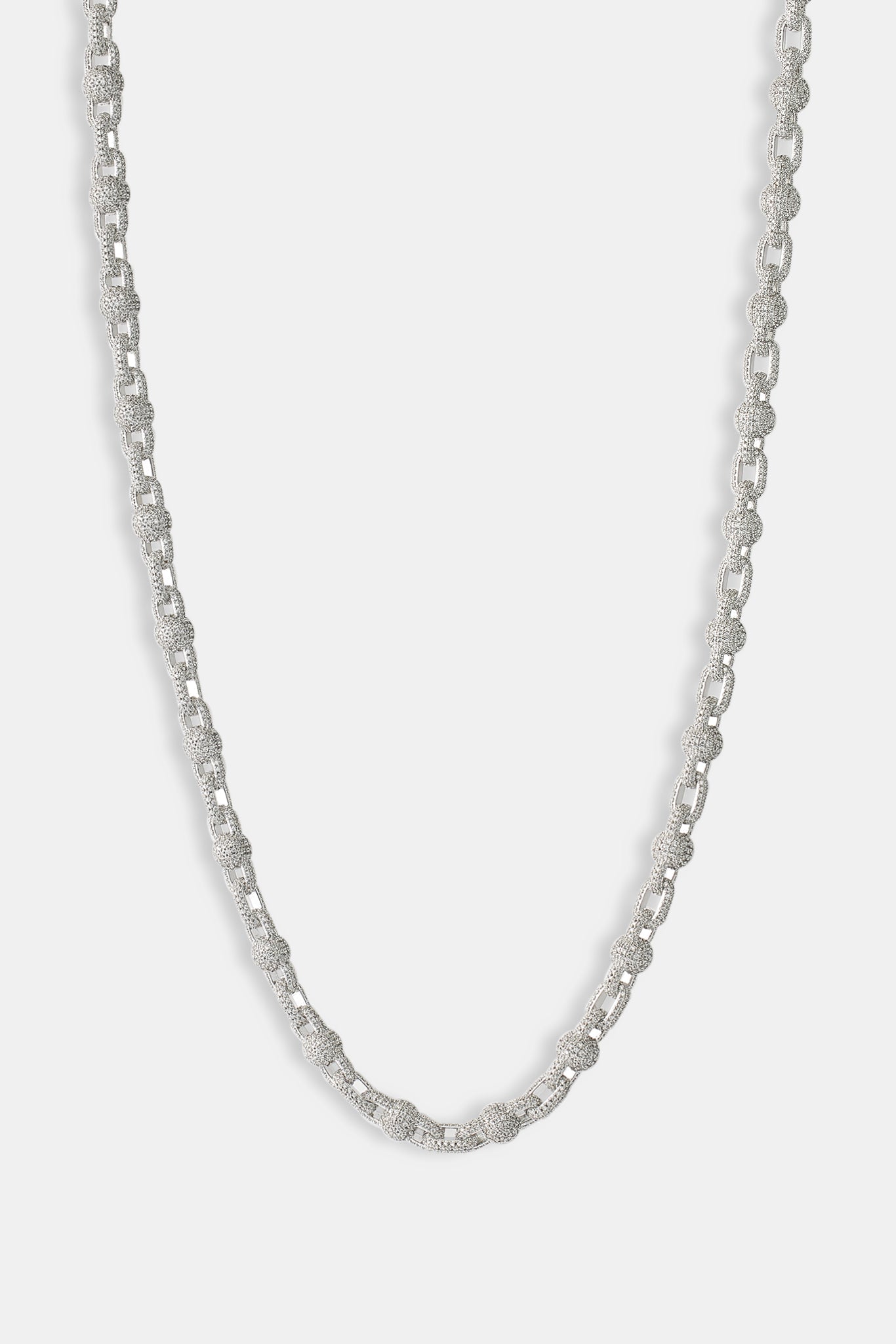 Iced Ball Link Chain - 8mm