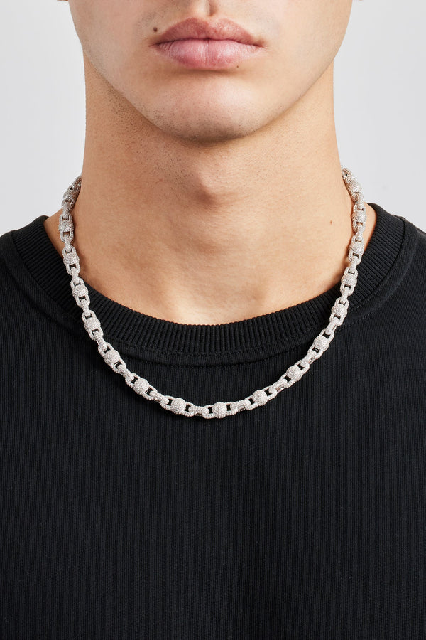 Iced Ball Link Chain - 8mm