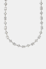 Iced Baguette & Square Stone Chain - 8mm