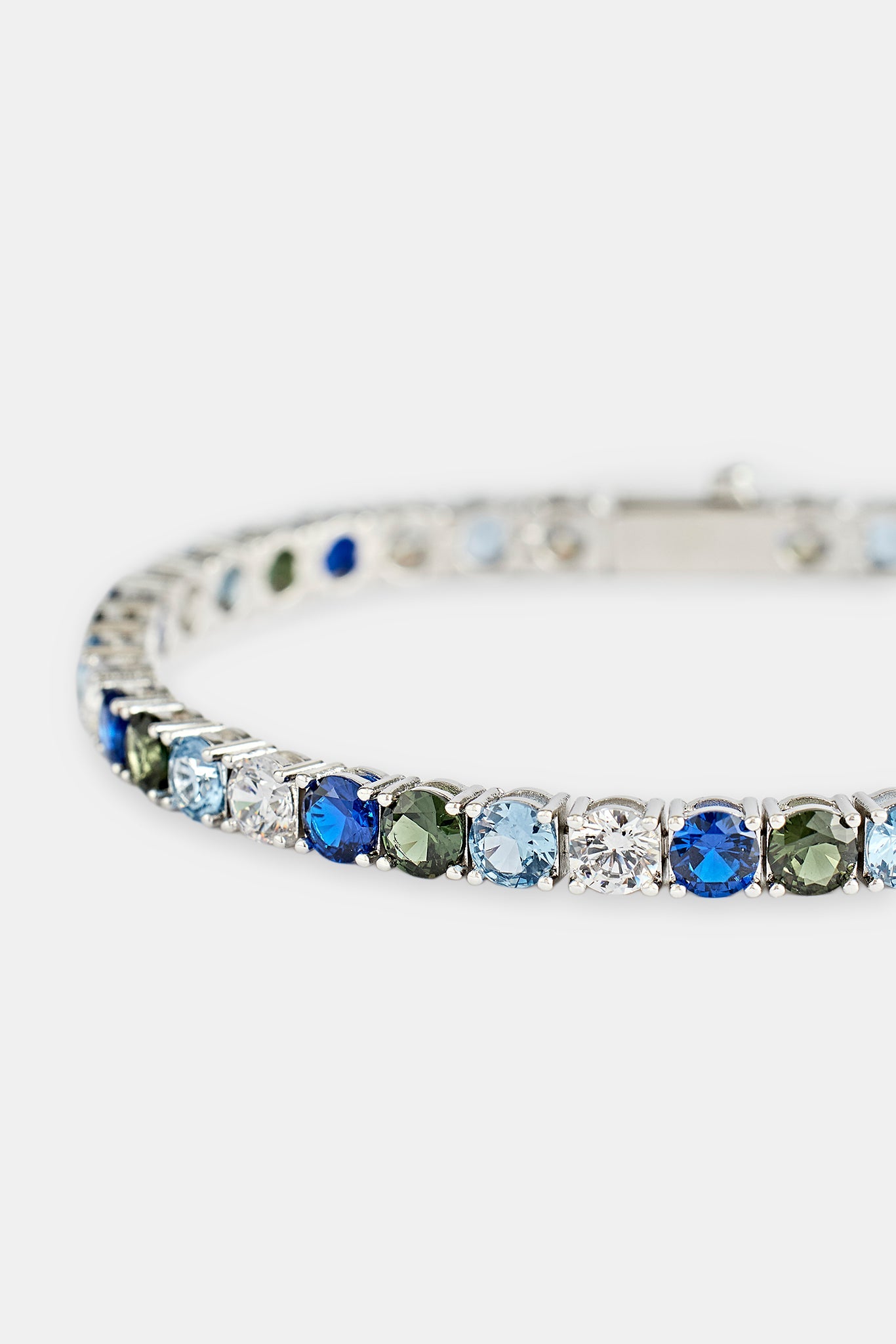 Iced Blue Ombre Tennis Bracelet - 5mm