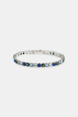 Iced Blue Ombre Tennis Bracelet - 5mm