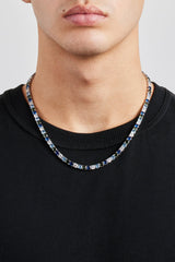 Iced Blue Ombre Tennis Chain - 5mm