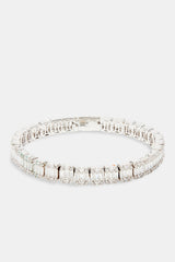 Iced Baguette Tennis Bracelet