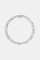 Iced Pave Figaro Chain - 14mm