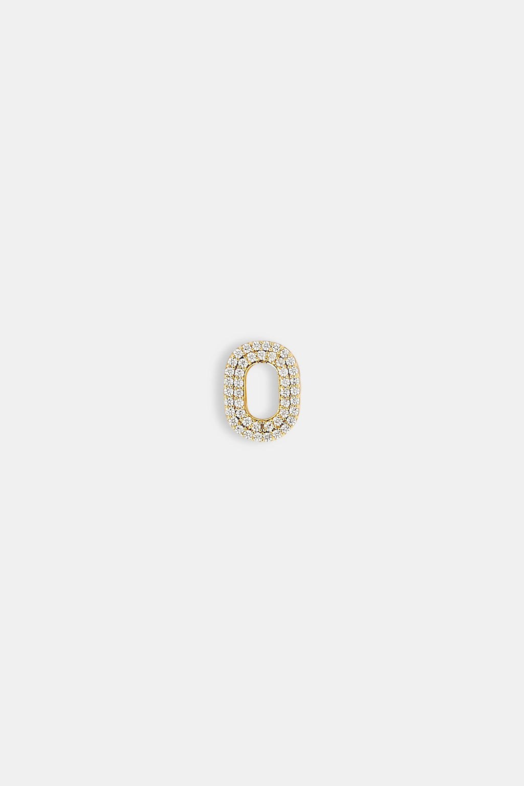 Iced Number Pendant - 12mm | Mens Pendants | Shop Letter Pendants at ...