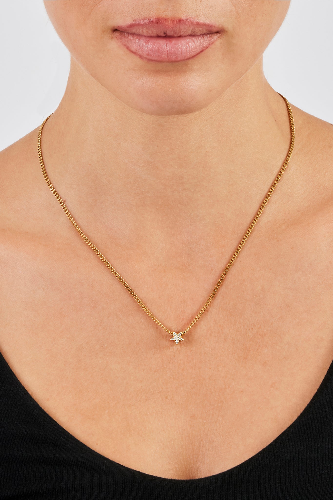 Iced Star Charm - 6mm