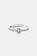 Iced Motif Ring - 6mm