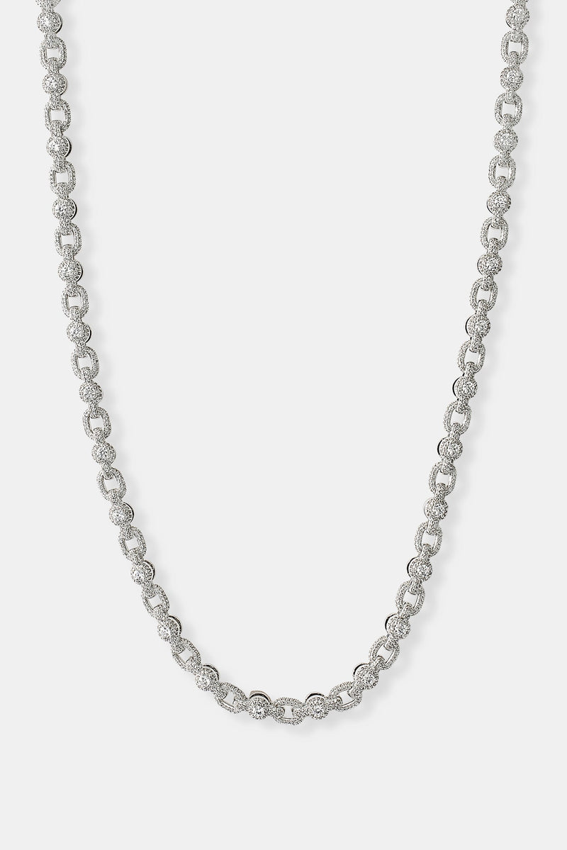 Iced Centre Connecting Link Chain - 6mm