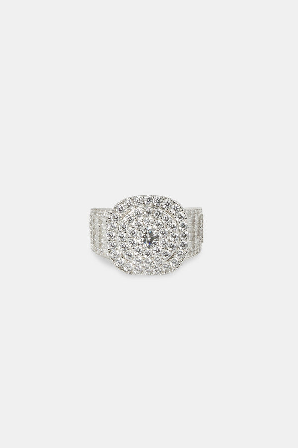 Iced Pave Signet Ring - 20mm