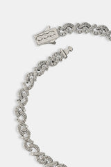 Iced Scattered Stone Chain - 6mm