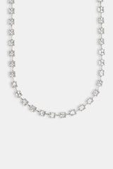 Iced Square Cut Stone Chain - 6mm