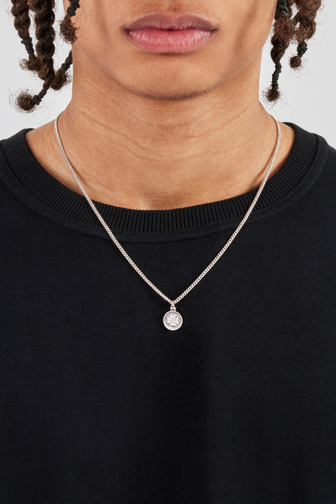 Micro Iced Motif Necklace - 12mm