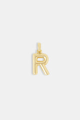 Mini Polished Balloon Letter Pendant - 20m - Gold