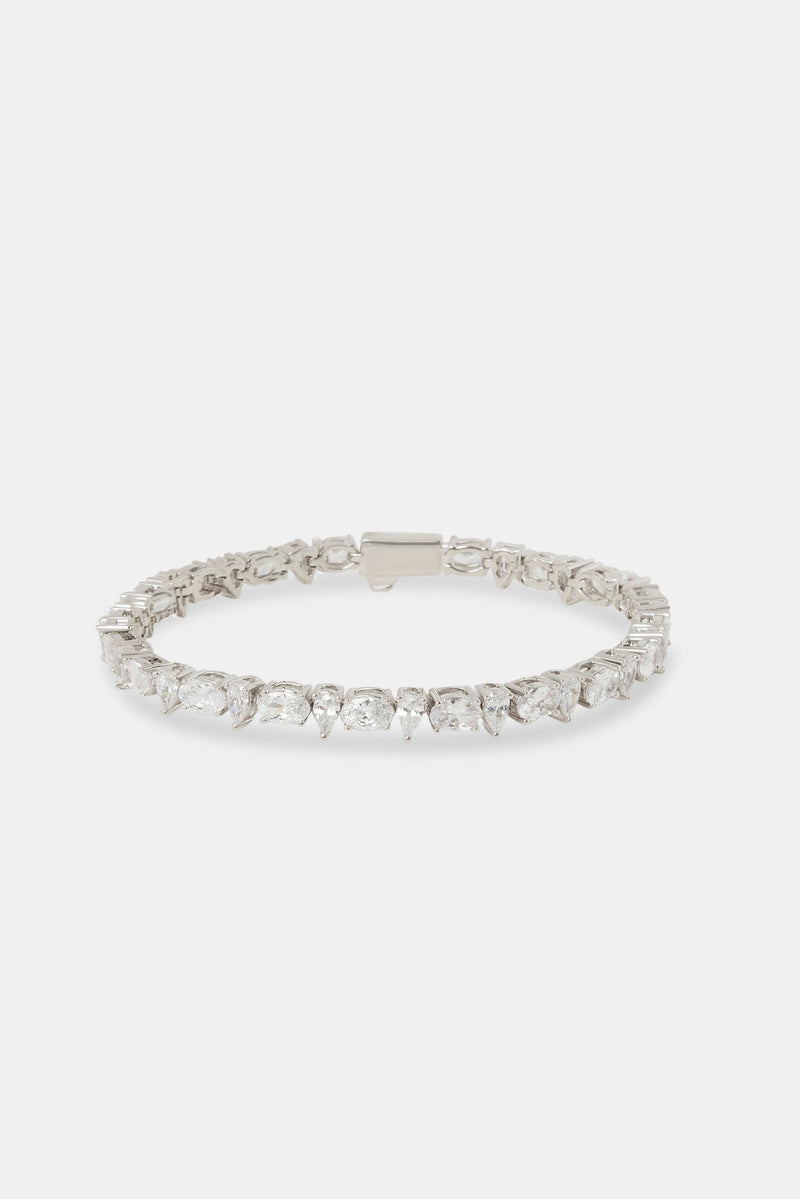 Women's Oval & Pear Tennis Bracelet - 5mm