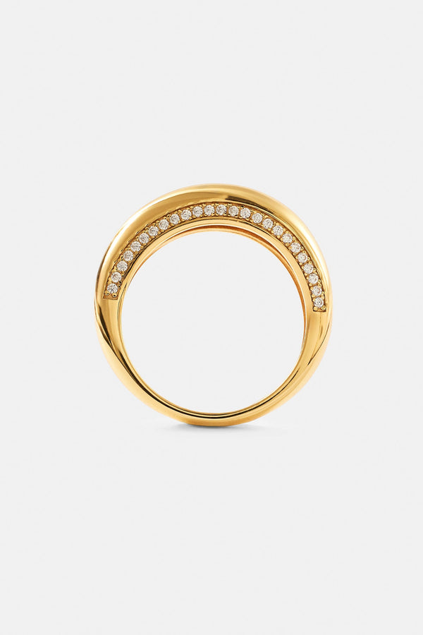 Polished Asymmetrical Band Ring - 5mm