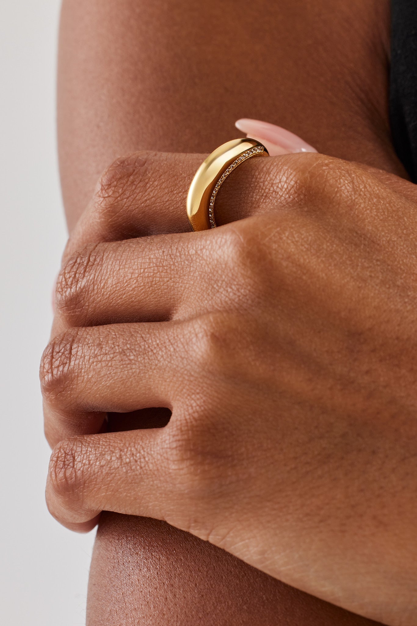 Polished Asymmetrical Band Ring - 5mm