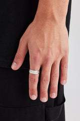 Polished Chevron Ring - 8mm