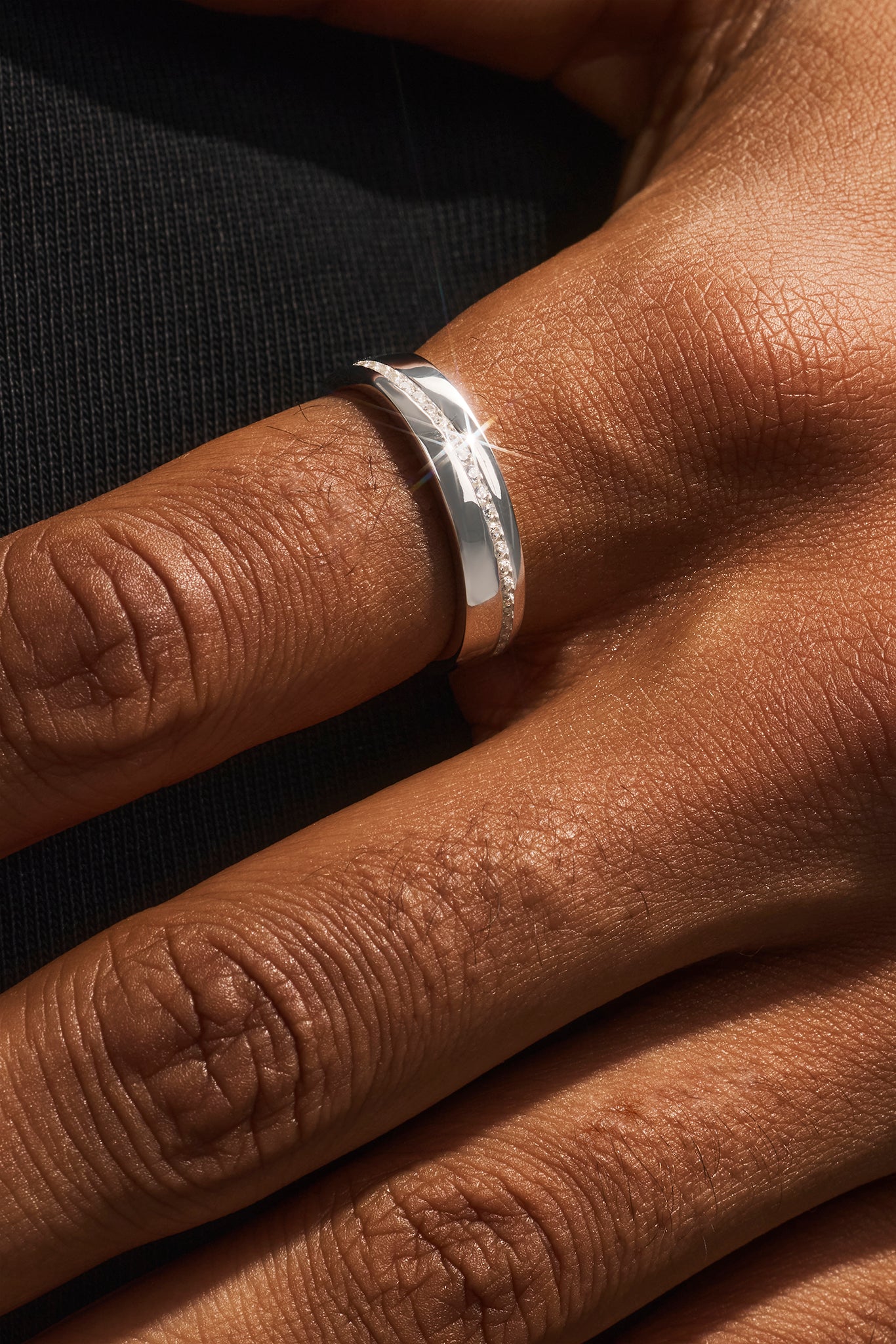 Polished & Iced Mix Ring - 5mm