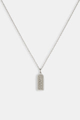 Polished Motif Outline Pendant Necklace - 30mm