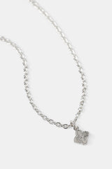 Polished Motif Pendant Necklace - 8mm