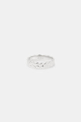 Polished Woven Ring - 6mm - White