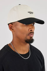 Contrast Micro Logo Cap - Black