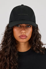 Ladies Embroidered Logo Cap - Black