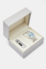 Cernucci Blue Iced Watch