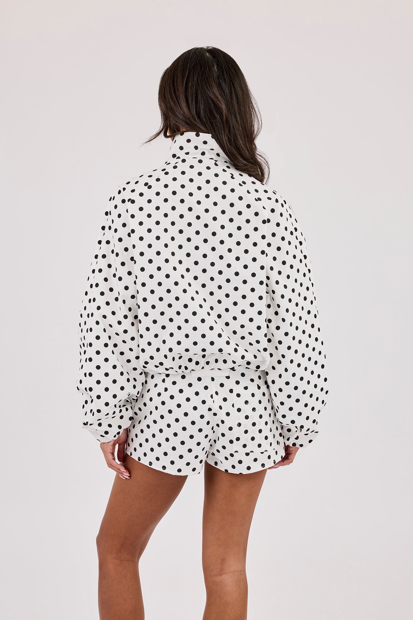 Polka Dot Jacket - White