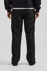 Taping Split Hem Track Pant - Black