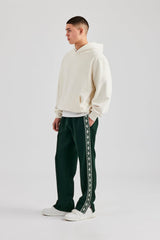 Taping Split Hem Track Pant - Forest Green