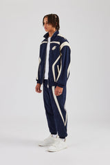 CCC Nylon Zip Through Tracksuit - Navy Blue